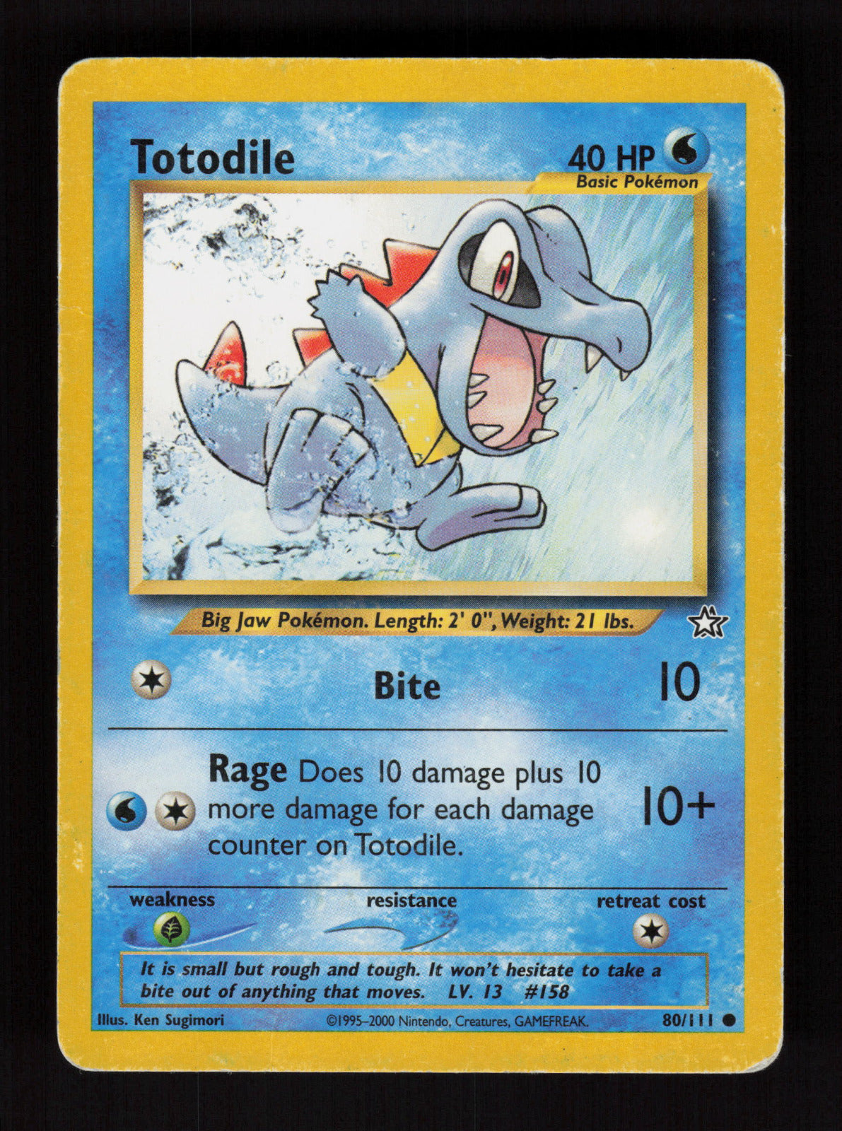 Totodile (80) 080/111 - Common - Neo Genesis