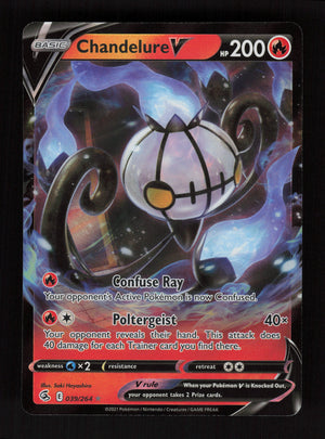 Chandelure V 039/264 - Ultra Rare - SWSH08: Fusion Strike 