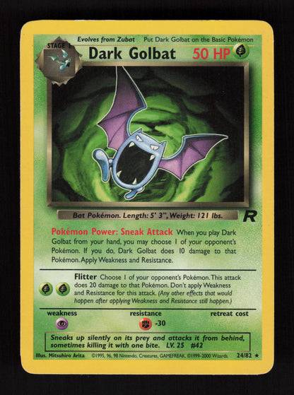 Dark Golbat (24) 24/82 - Rare - Team Rocket