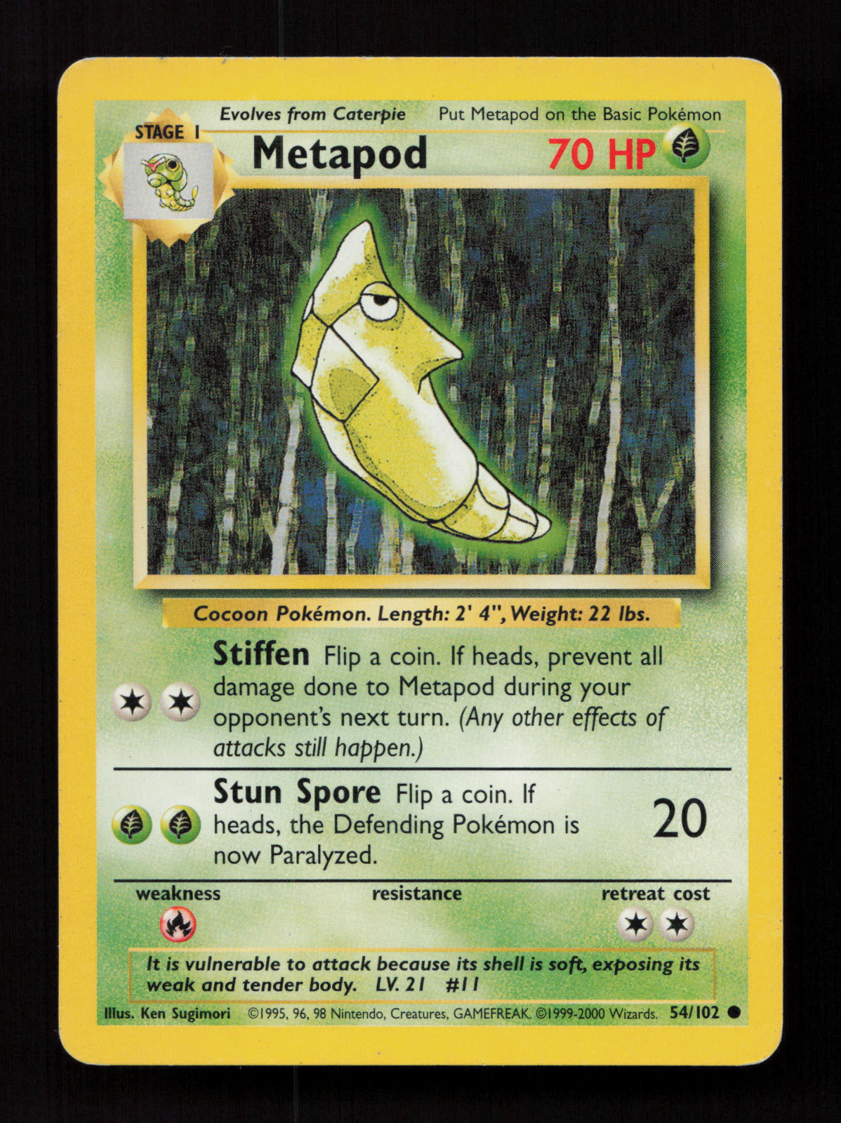 Metapod 054/102 - Common - Base Set