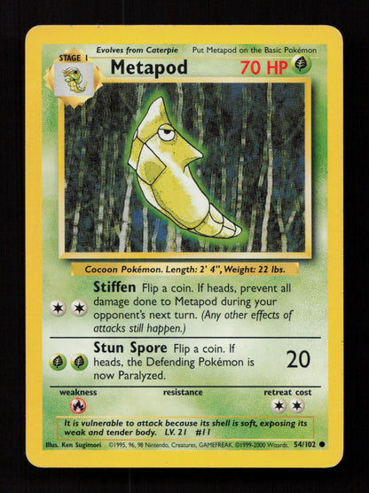Metapod 054/102 - Common - Base Set