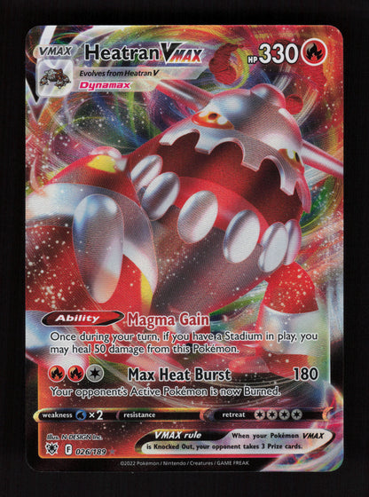 Heatran VMAX 026/189 - Ultra Rare - SWSH10: Astral Radiance