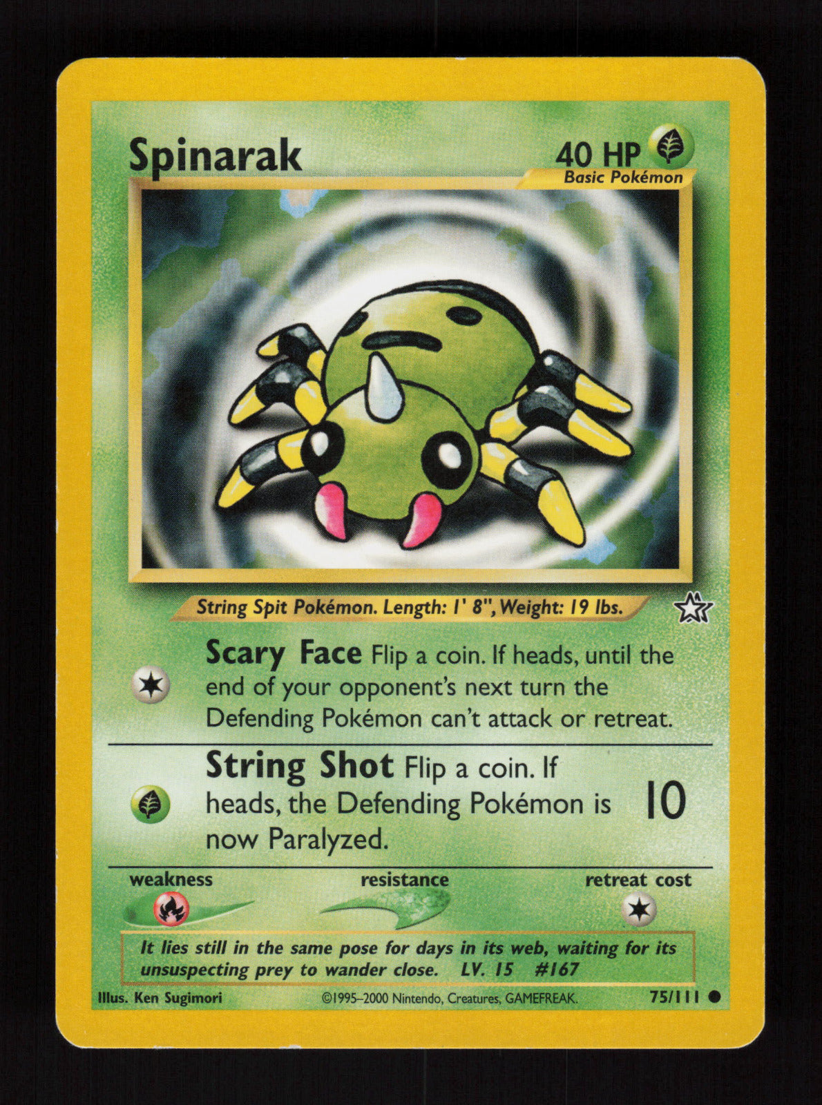 Spinarak 075/111 - Common - Neo Genesis