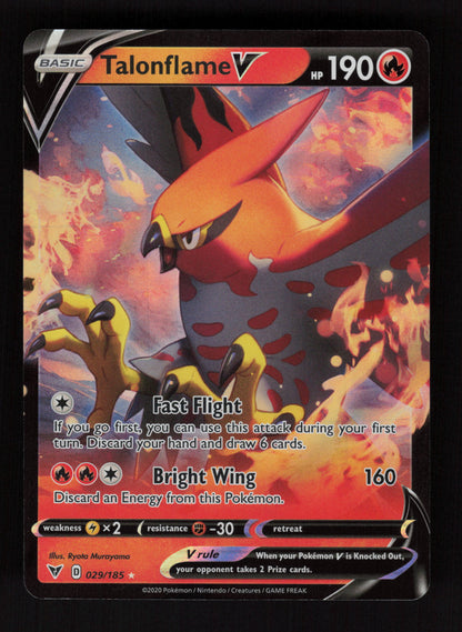 Talonflame V 029/185 - Ultra Rare - SWSH04: Vivid Voltage