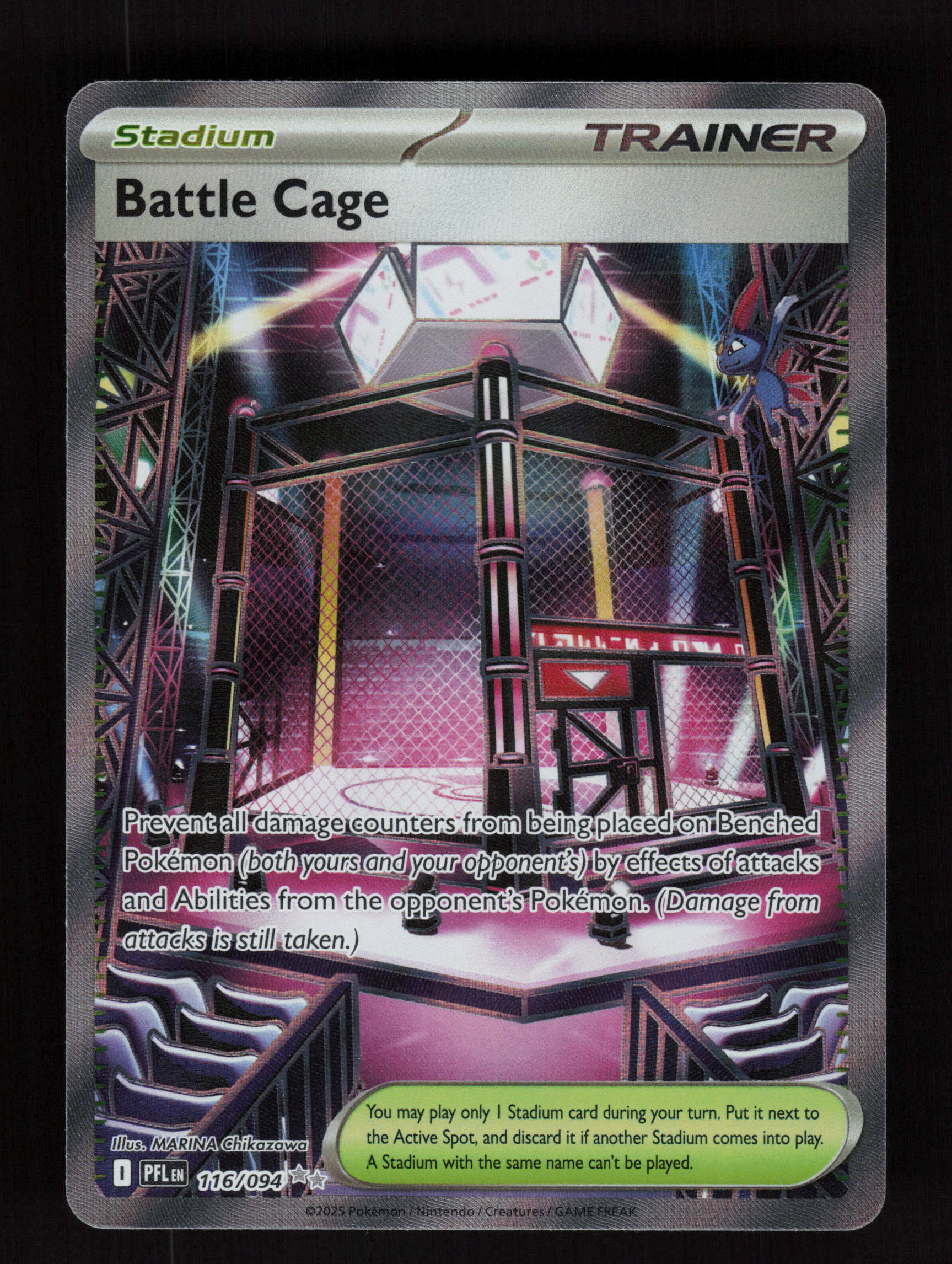 Battle Cage 116/094 - Ultra Rare - Phantasmal Flames 
