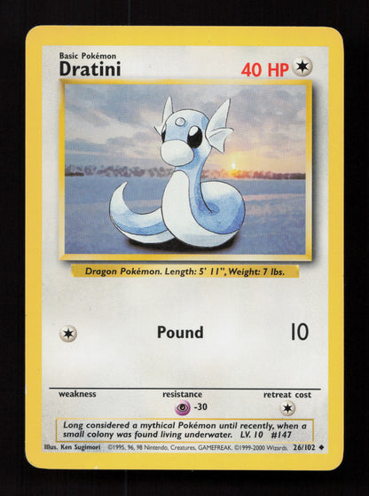 Dratini 026/102 - Uncommon - Base Set