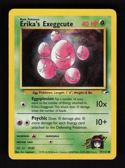 Erika's Exeggcute (77) 077/132 - Common - Gym Heroes