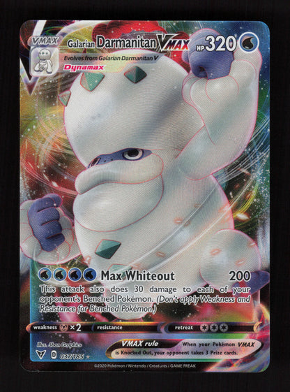 Galarian Darmanitan VMAX 037/185 - Ultra Rare - SWSH04: Vivid Voltage