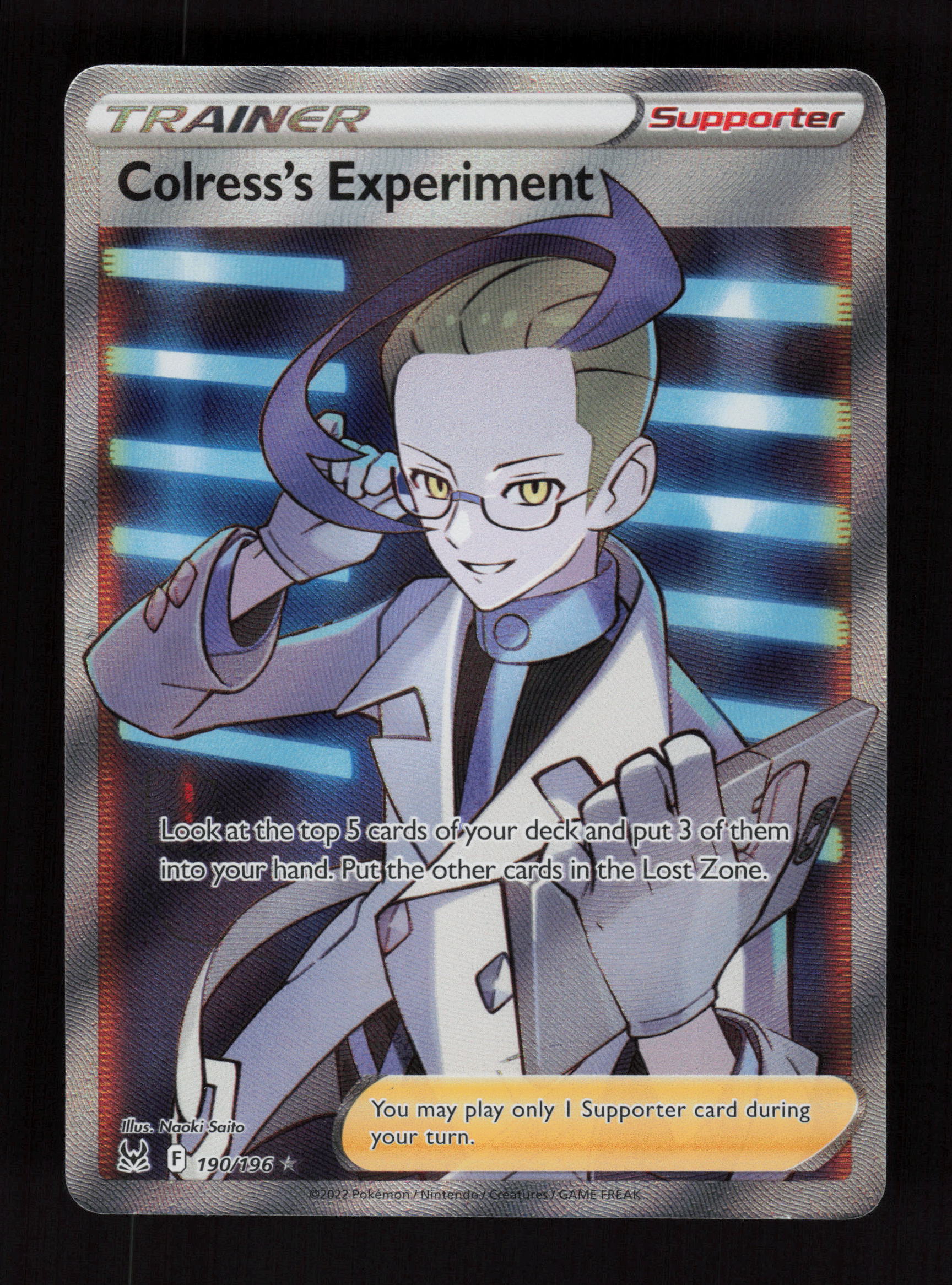 Colress's Experiment 190/196 - Ultra Rare - Lost Origin 