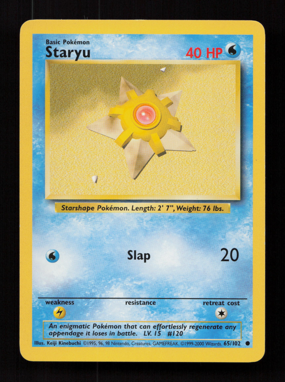 Staryu 095/130 - Common - Base Set 