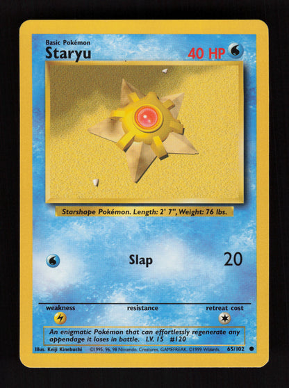 Staryu 065/102 - Common - Base Set