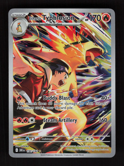 Ethan's Typhlosion 190/182 - Illustration Rare - SV10: Destined Rivals 