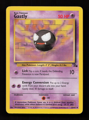 Gastly 33/62 - Uncommon - Fossil