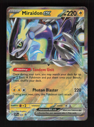 Miraidon ex 028 - Promo - SV: Scarlet & Violet Promo Cards 