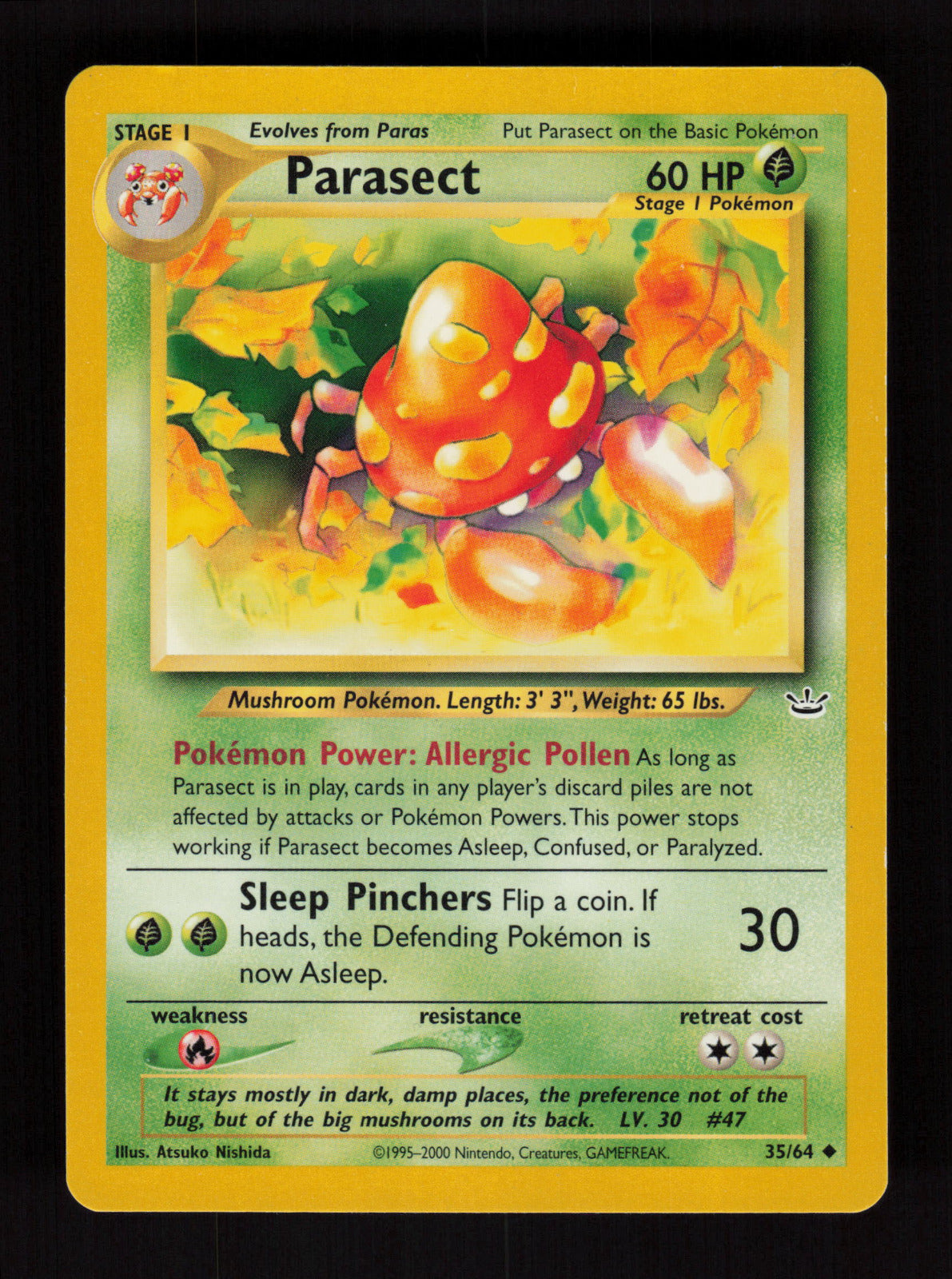 Parasect 35/64 - Uncommon - Neo Revelation