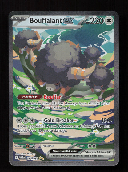 Bouffalant ex 170/086 - Special Illustration Rare - SV: White Flare 