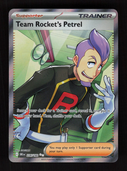 Team Rocket's Petrel 226/182 - Ultra Rare - SV10: Destined Rivals 