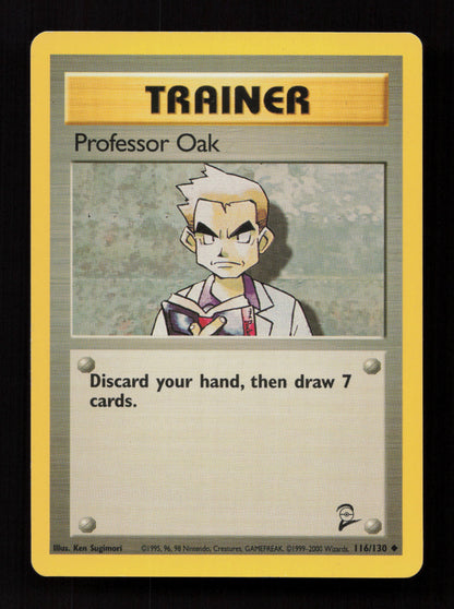 Professor Oak 116/130 - Uncommon - Base Set 2