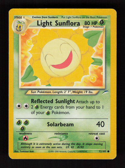 Light Sunflora 072/105 - Common - Neo Destiny
