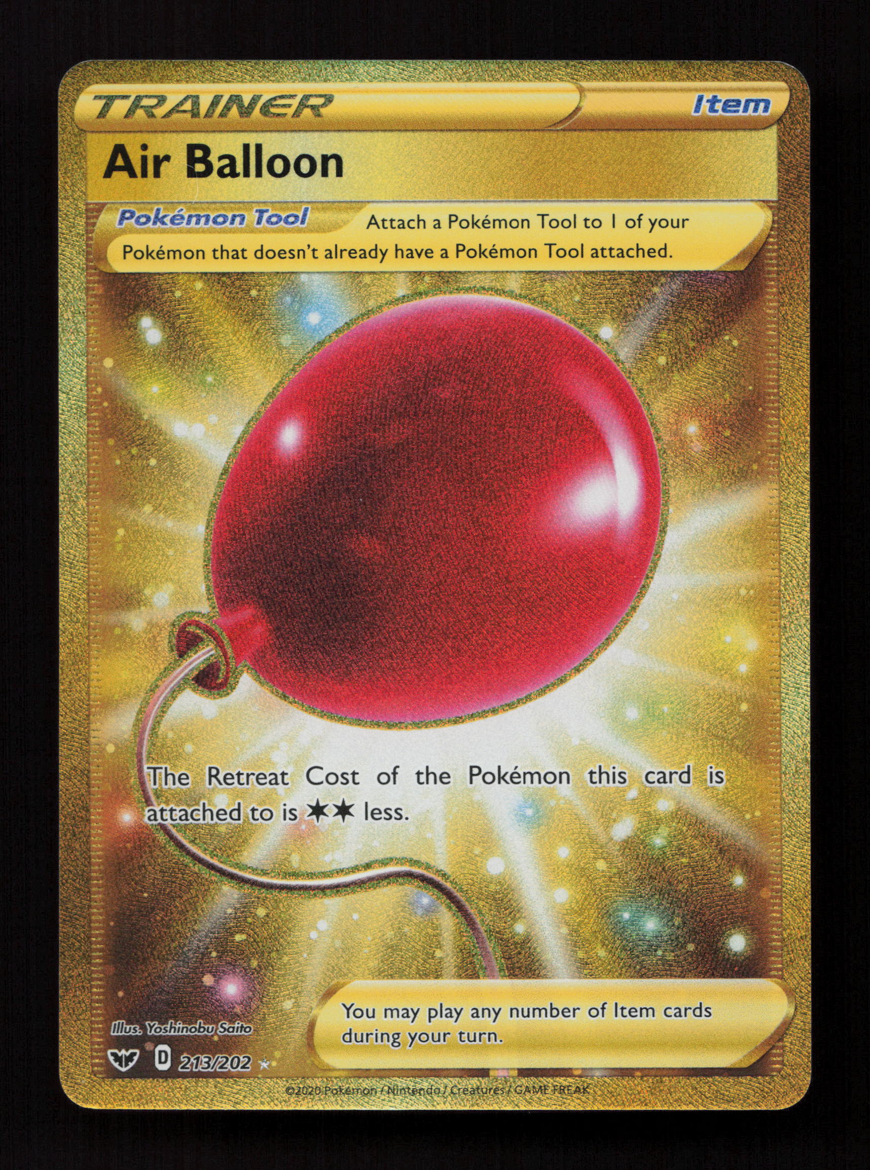 Air Balloon (Secret) 213/202 - Secret Rare - SWSH01: Sword & Shield Base Set 