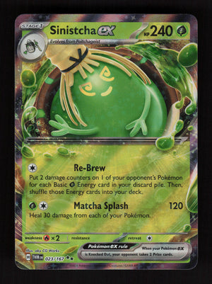 Sinistcha ex - Double Rare SV06: Twilight Masquerade 023/167 NM