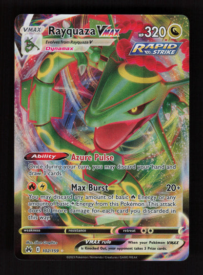 Rayquaza VMAX 102/159 - Ultra Rare - Crown Zenith
