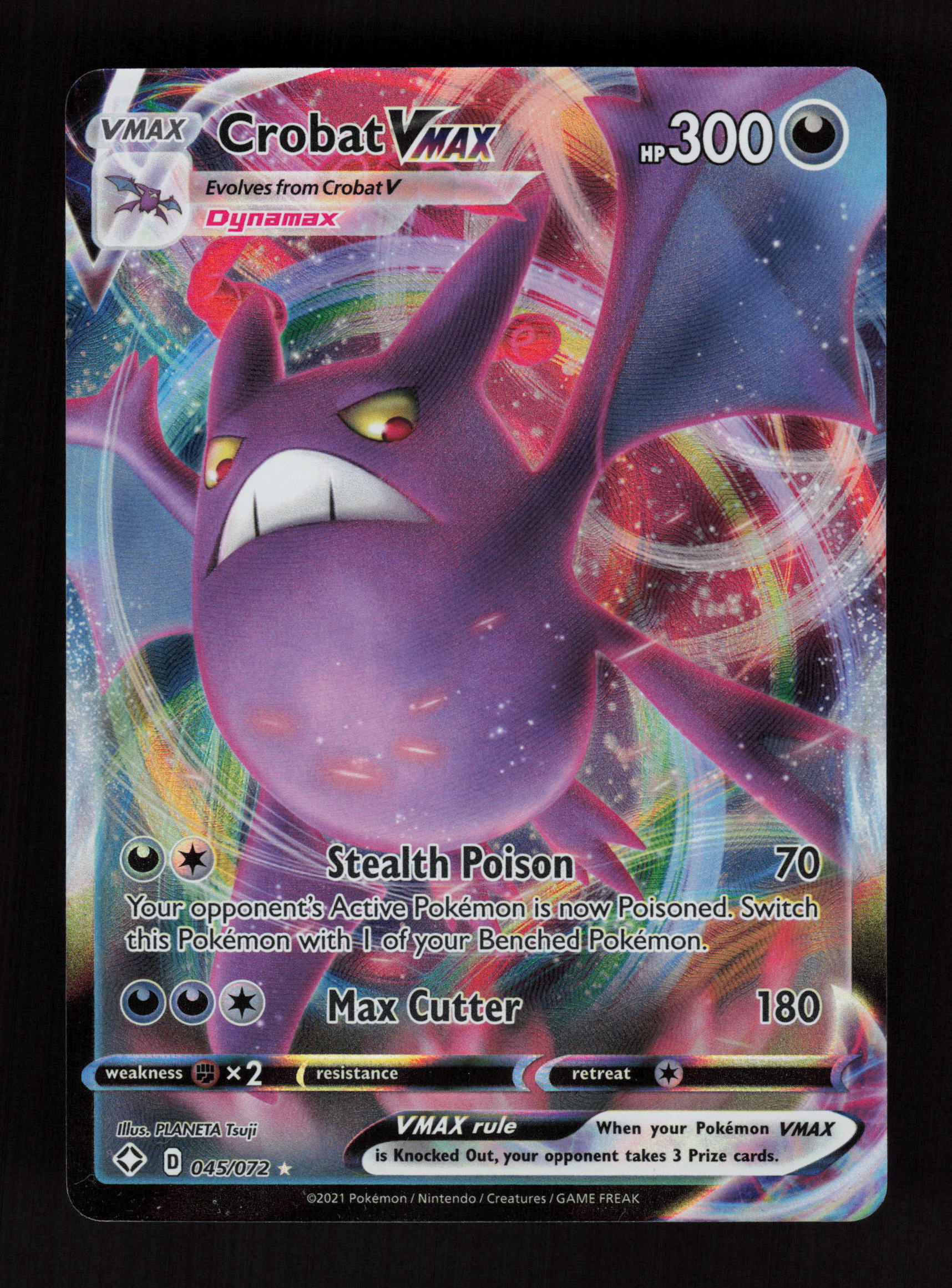 Crobat VMAX 045/072 - Ultra Rare - Shining Fates