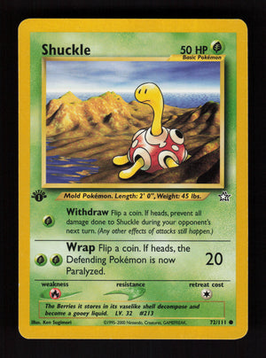 Shuckle 072/111 - Common - Neo Genesis