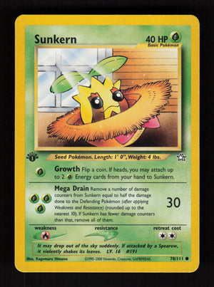 Sunkern 078/111 - Common - Neo Genesis