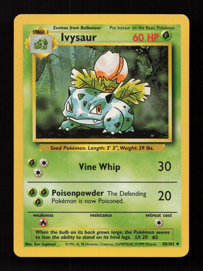 Ivysaur 030/102 - Uncommon - Base Set