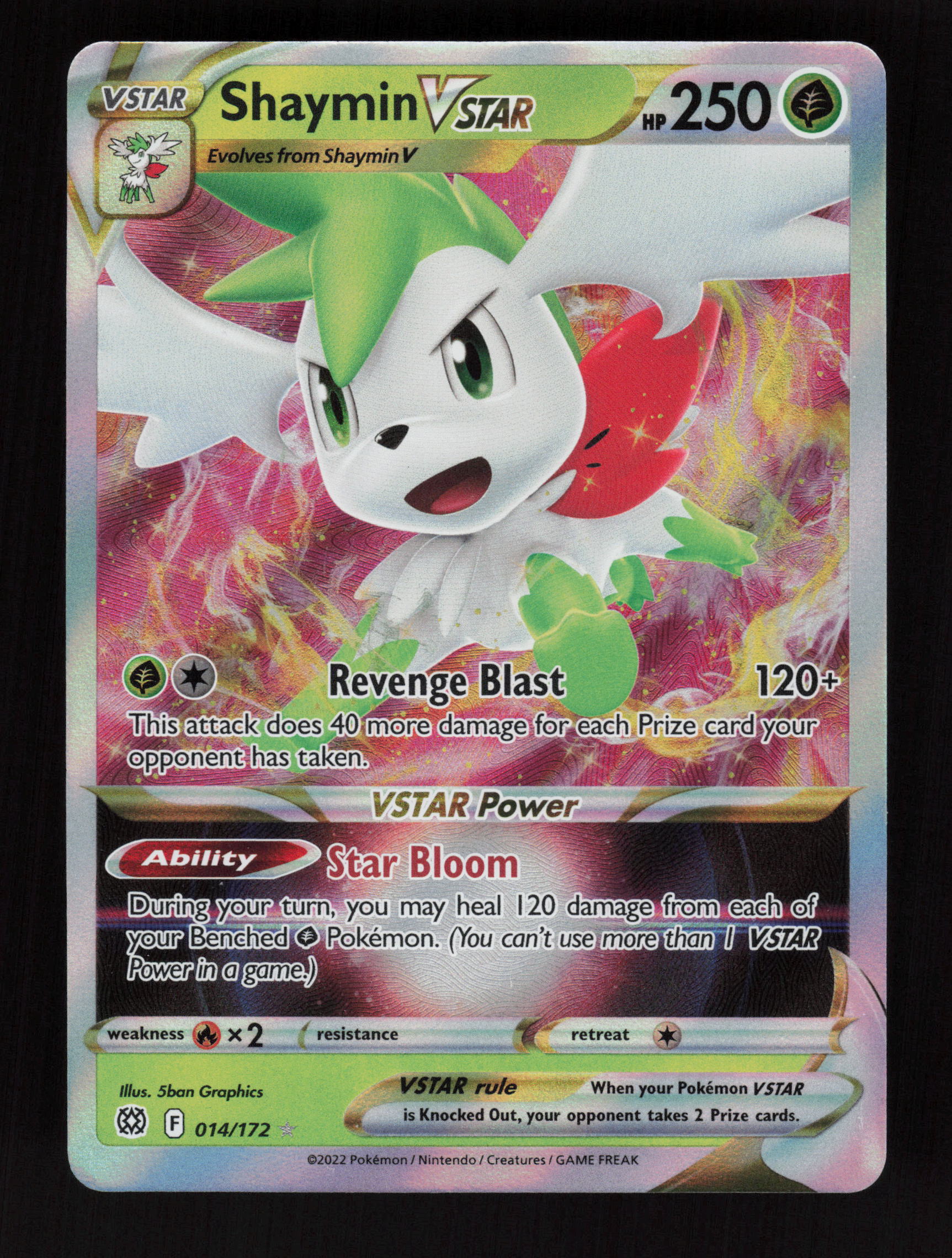 Shaymin VSTAR 014/172 - Ultra Rare - SWSH09: Brilliant Stars