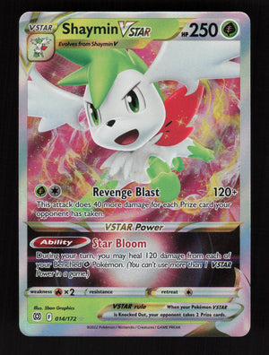 Shaymin VSTAR 014/172 - Ultra Rare - SWSH09: Brilliant Stars