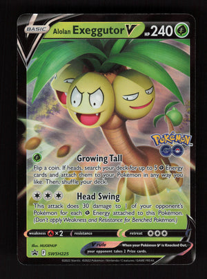 Alolan Exeggutor V SWSH225 - Promo - SWSH: Sword & Shield Promo Cards