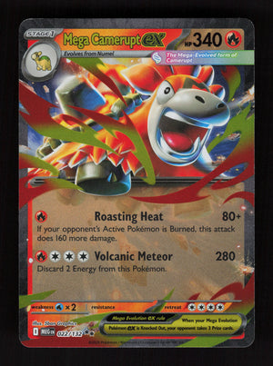 Mega Camerupt ex 022/132 - Double Rare - Mega Evolution 