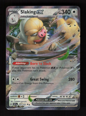 Slaking ex - 147/191 - Double Rare - SV08: Surging Sparks