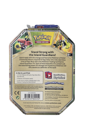 Pokémon: Tapu Bulu GX – Island Guardians Tin 2017