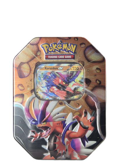 Pokémon: Koraidon ex – Slashing Legends Tin 2024