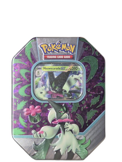 Pokémon: Meowscarada ex – Paldea Partners Tin 2023