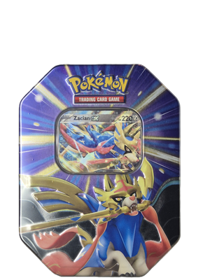 Pokémon: Zacian ex – Slashing Legends Tin 2023