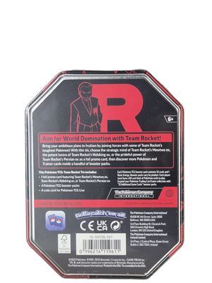 Pokémon: Team Rocket’s Persian EX – Team Rocket Tin 2025