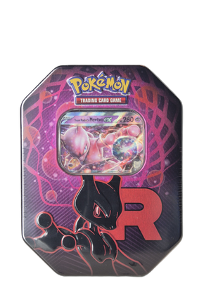Pokémon: Team Rocket’s Mewtwo ex – Team Rocket Tin 2025