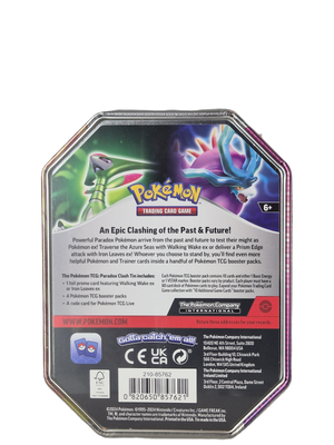 Pokémon: Iron Leaves ex – Paradox Clash Tin 2024