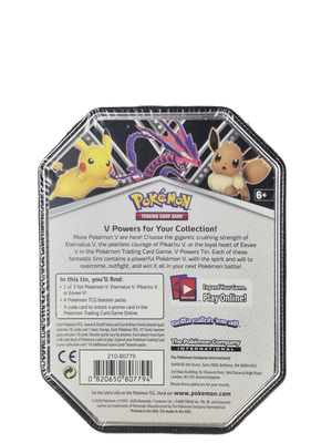 Pokémon: Eevee V – V Powers Tin 2020