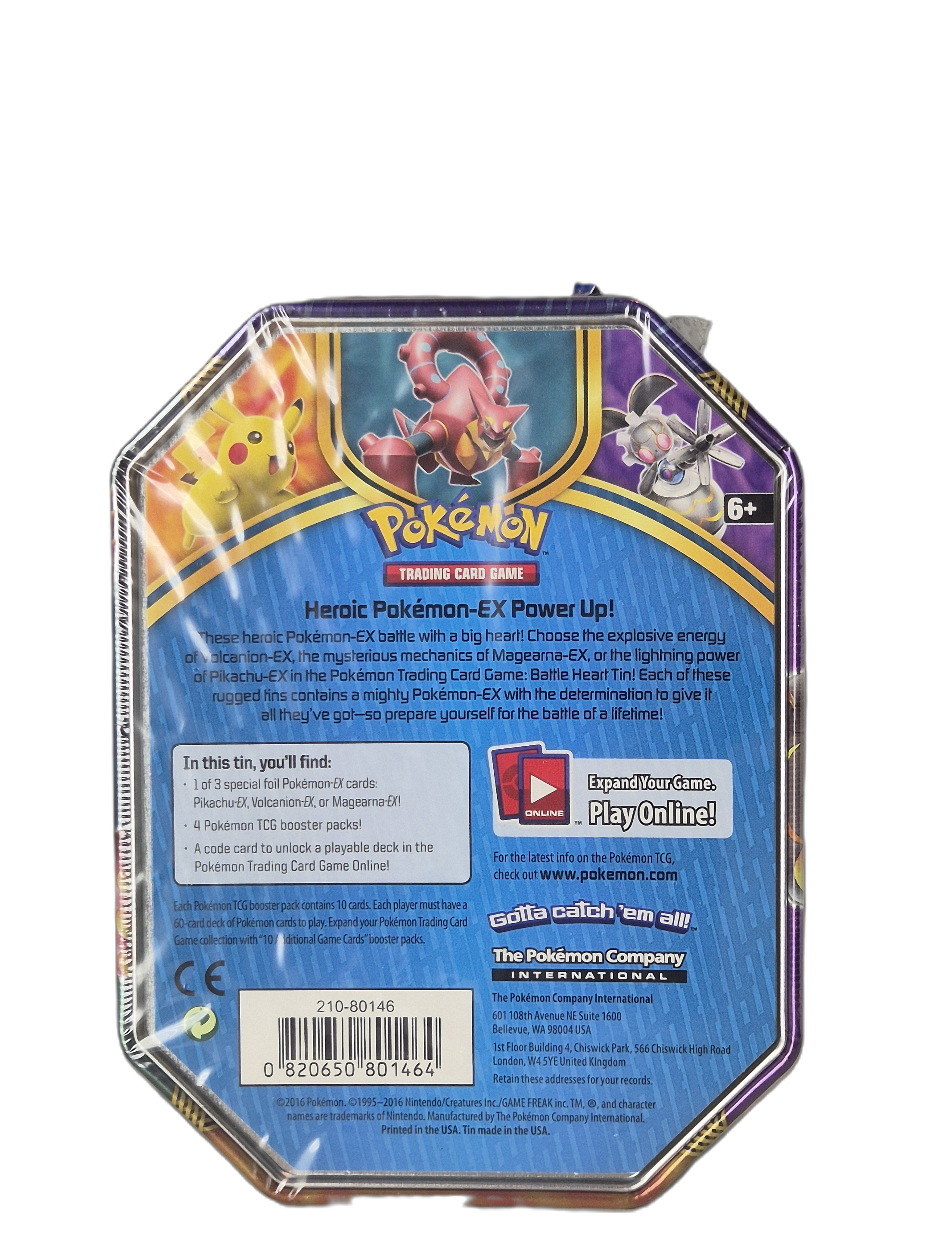 pokemon trading card game battle heart tin Pokmon TCG: Battle Heart Tin (Magearna)