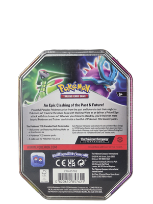 Pokémon: Walking Wake ex – Paradox Clash Tin 2024