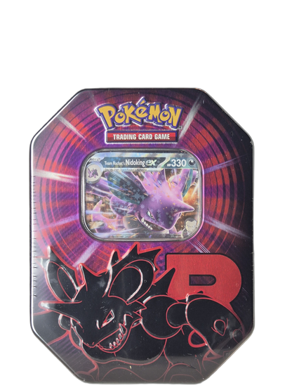 Pokémon TCG: Team Rocket – Nidoking ex Tin 2025