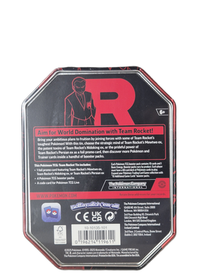 Pokémon TCG: Team Rocket – Nidoking ex Tin 2025