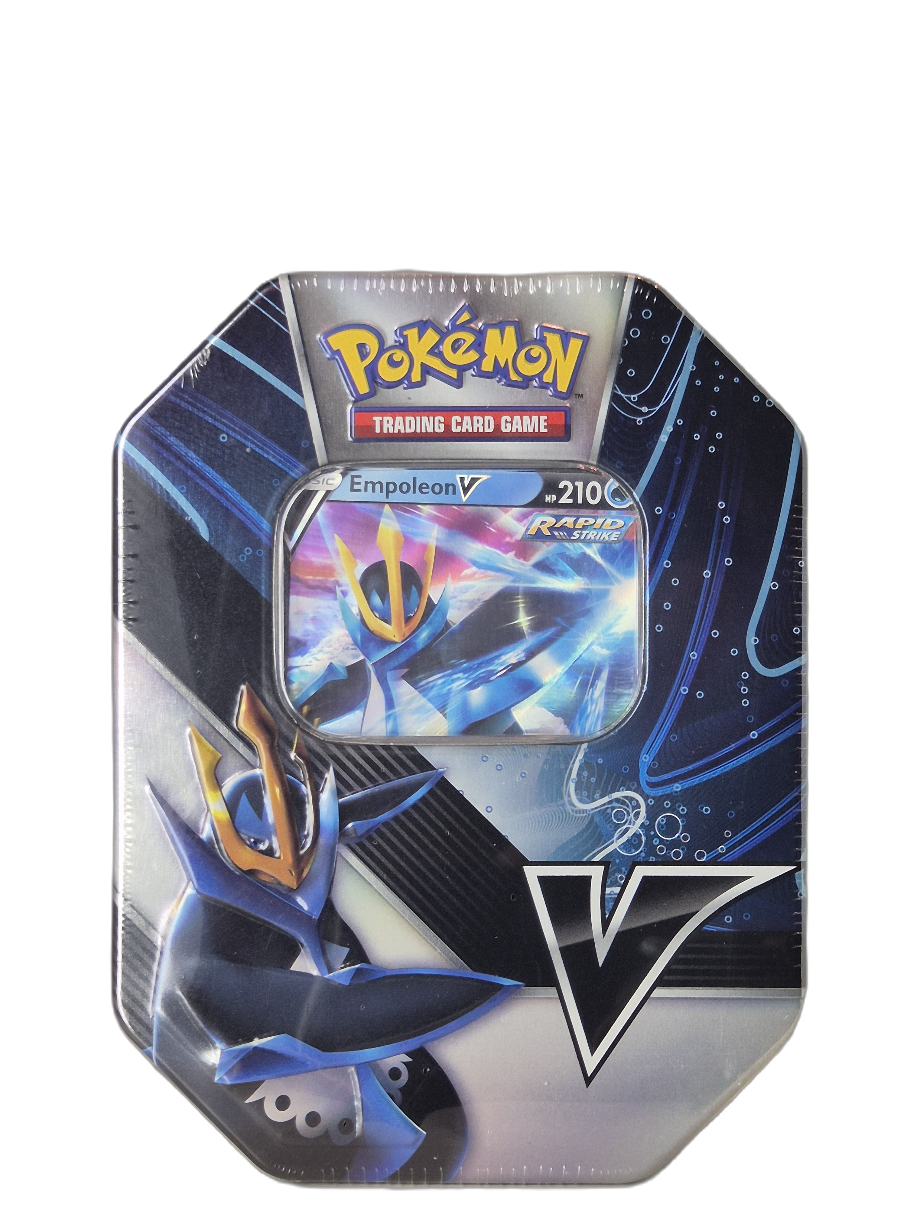 pokemon trading card games v strikers tin empoleon v Pokemon V Strikers Empoleon V Tyranitar V Set of Both Tins Pokemon USA