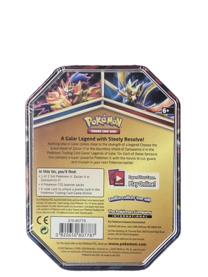 Pokémon: Zacian V – Legends of Galar Tin 2020
