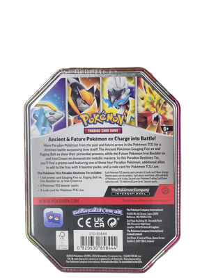 Pokémon: Raging Bolt ex – Paradox Destinies Tin 2024